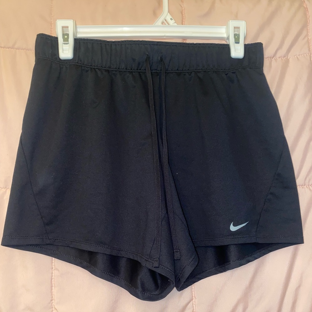 Black Nike athletic shorts